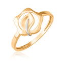 Golden Calla Bloom Ring