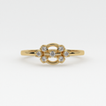 Celestial Cluster Diamond Ring in 18K Gold