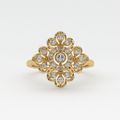 Celestial Bloom Diamond Ring