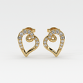 Radiant Heart Diamond Studs