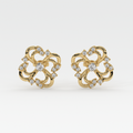 Elysian Petal Diamond Earrings