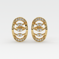 Elegant Oval Drop Earrings