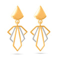 Golden Prism Drop Earrings