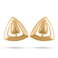 Golden Essence Triangle Studs