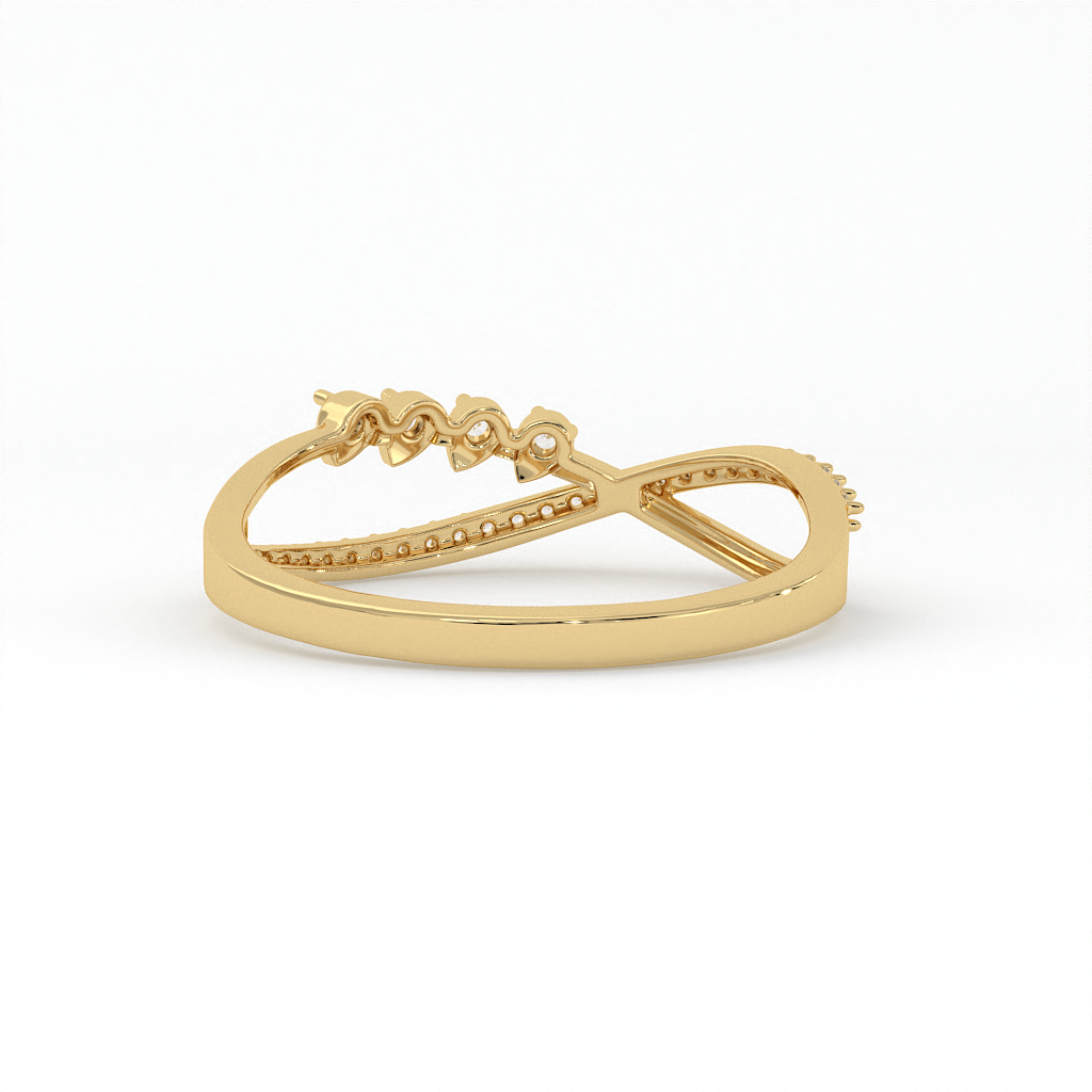 Everlasting Sparkle Diamond Ring in 18K Gold