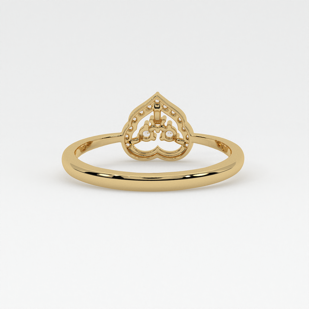 Royal Bloom Diamond Ring in 18K Gold