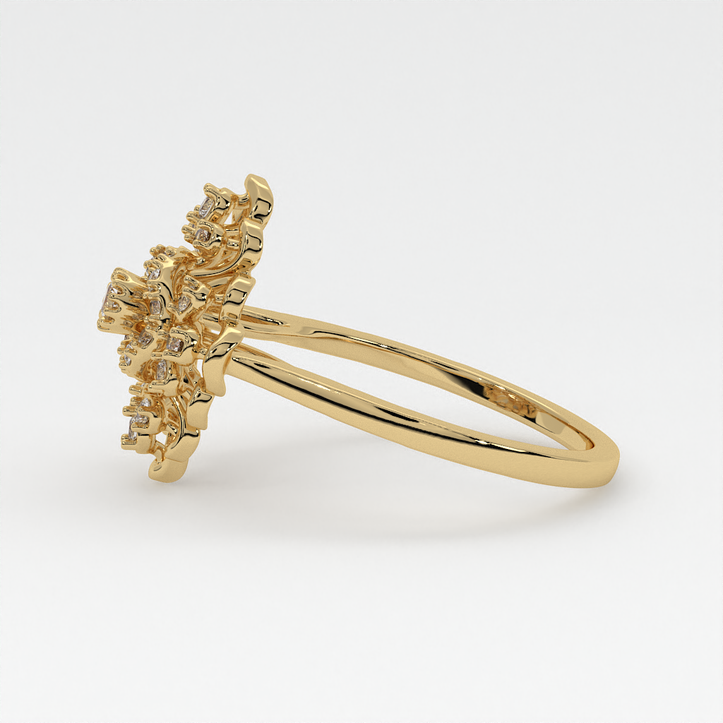 Celestial Bloom Diamond Ring