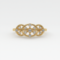 Trinity Bloom Diamond Ring