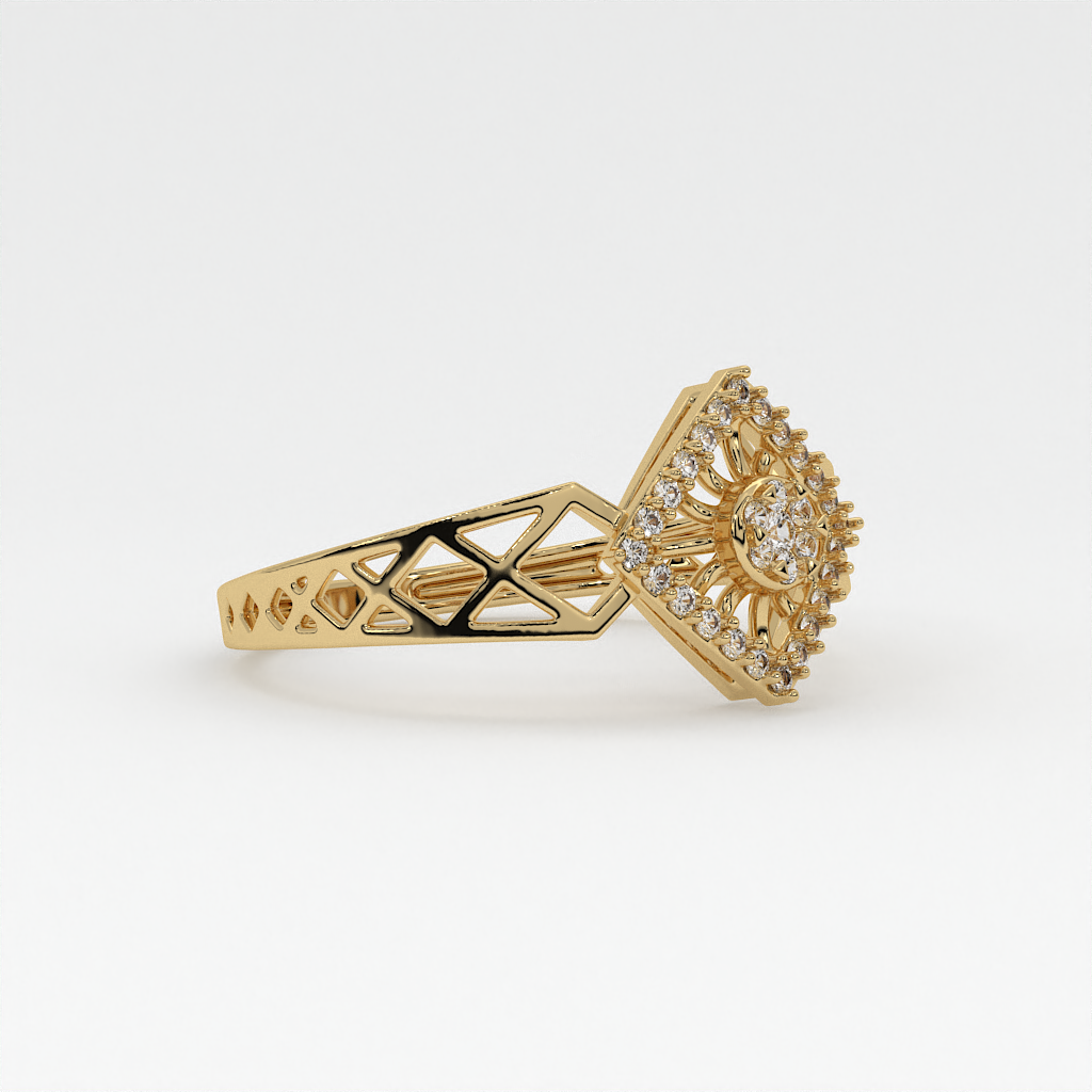 Celestial Radiance Diamond Ring