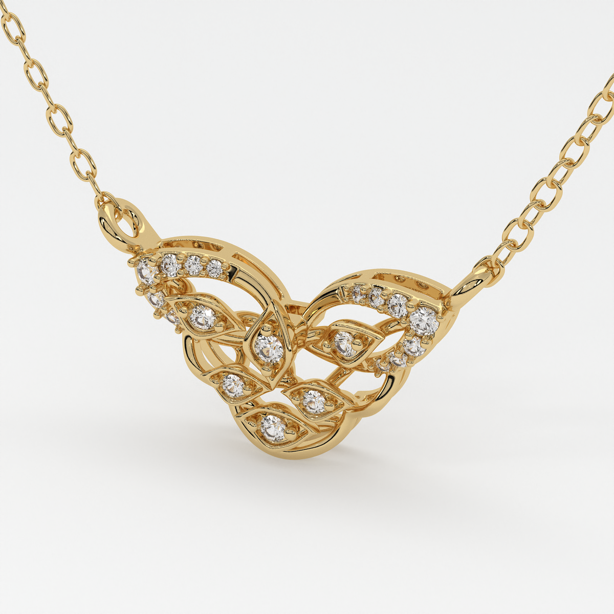 Radiant Petal Diamond Mangalsutra