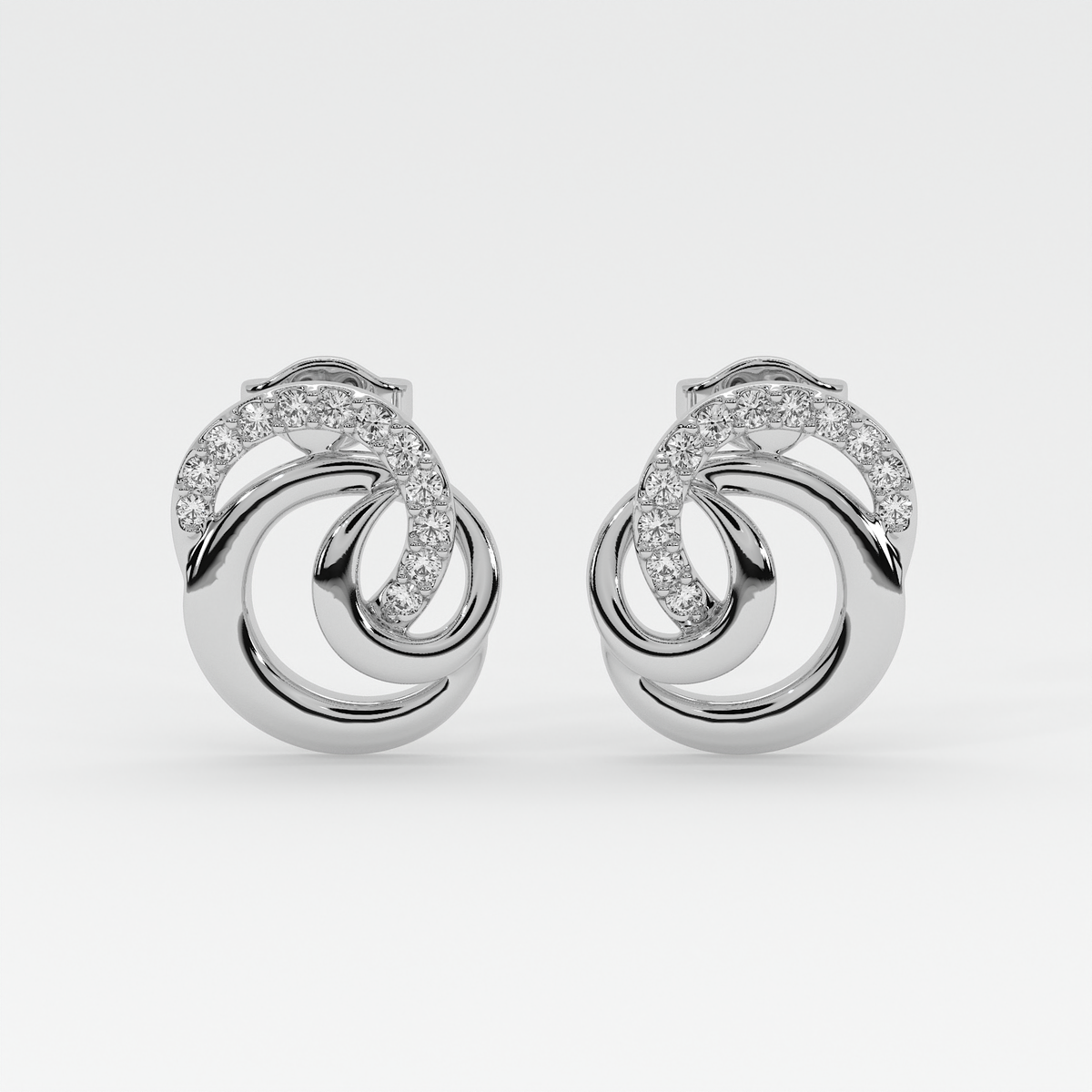 Aurora Twist Diamond Earrings