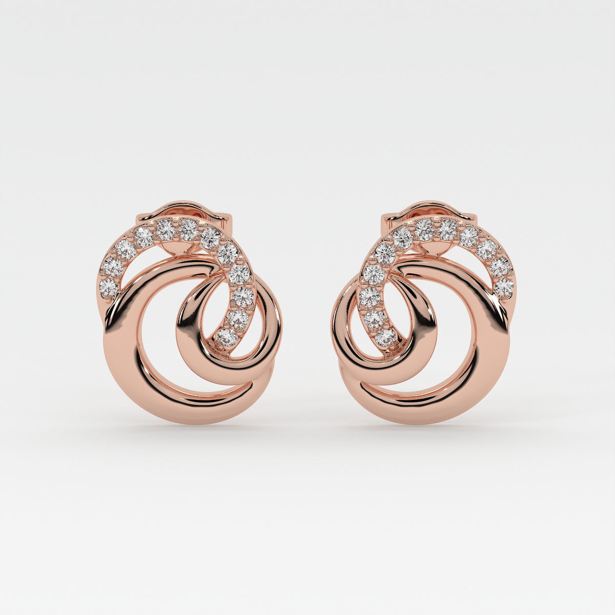 Aurora Twist Diamond Earrings