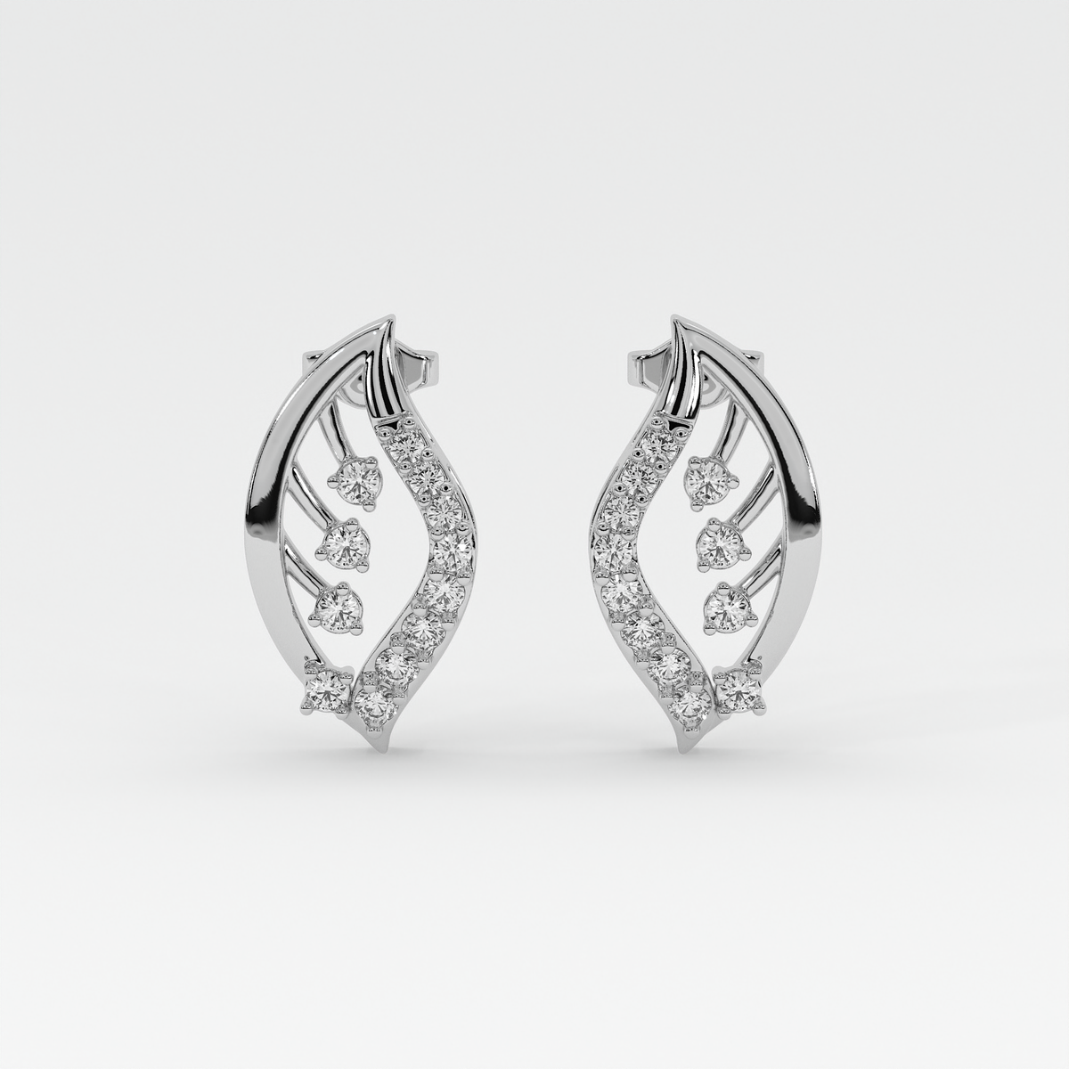 Golden Leaf Elegance Earrings